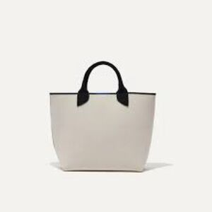 Rothy’s Lightweight Mini Tote in Vanilla cream.